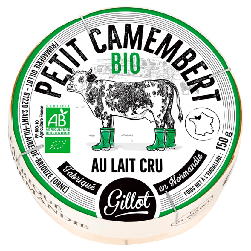 Gillot Bio Petit Camemberg 150g